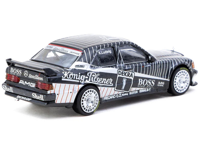 Tarmac Works 1:64-Mercedes-Benz 190 E 2.5-16 EVO 1 DTM 1989 Klaus Ludwig T64G-057-89DTM01