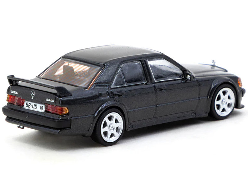 Tarmac Works-Mercedes-Benz 190 E 2.5-16 EVO 1 Blue-Black metallic T64G-057-BK