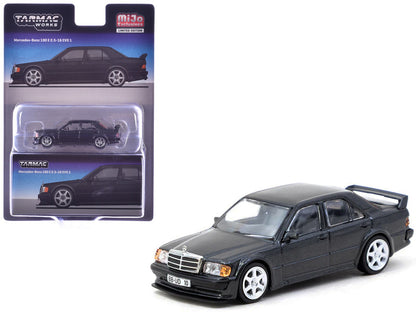 Tarmac Works-Mercedes-Benz 190 E 2.5-16 EVO 1 Blue-Black metallic T64G-057-BK