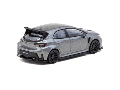 Tarmac Works Global64 1:64 Toyota GR Corolla – Grey – Metal Oil Can Packaging – T64G-066-GY