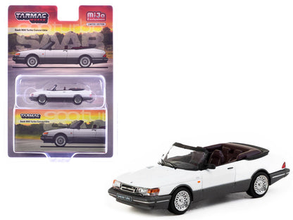 (PRE-ORDER 2025) Tarmac Works 1:64, Saab 900 Turbo Convertible White