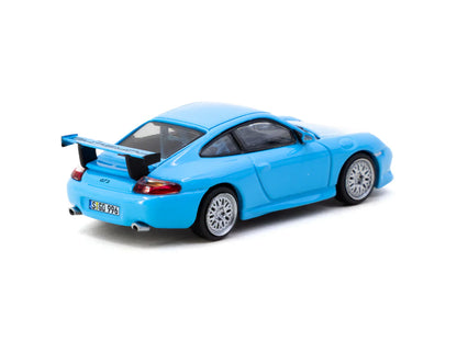 TARMAC WORKS GLOBAL64 1/64-Porsche 911 GT3 (type 996) Light Blue T64G-069-BL