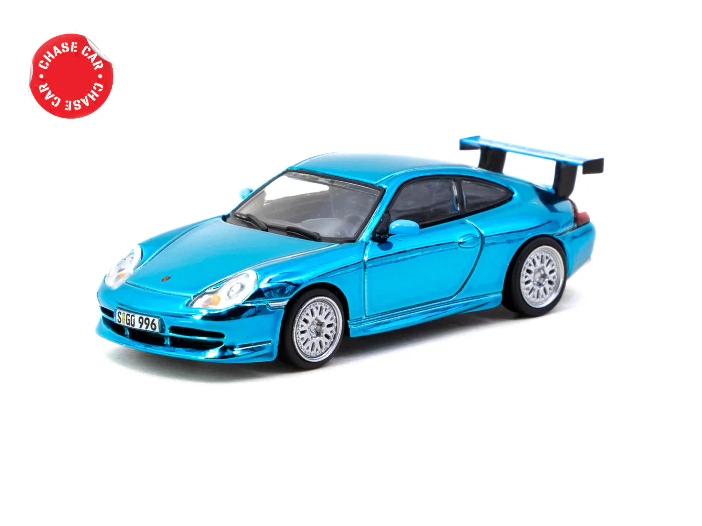 TARMAC WORKS GLOBAL64 1/64-Porsche 911 GT3 (type 996) Light Blue T64G-069-BL