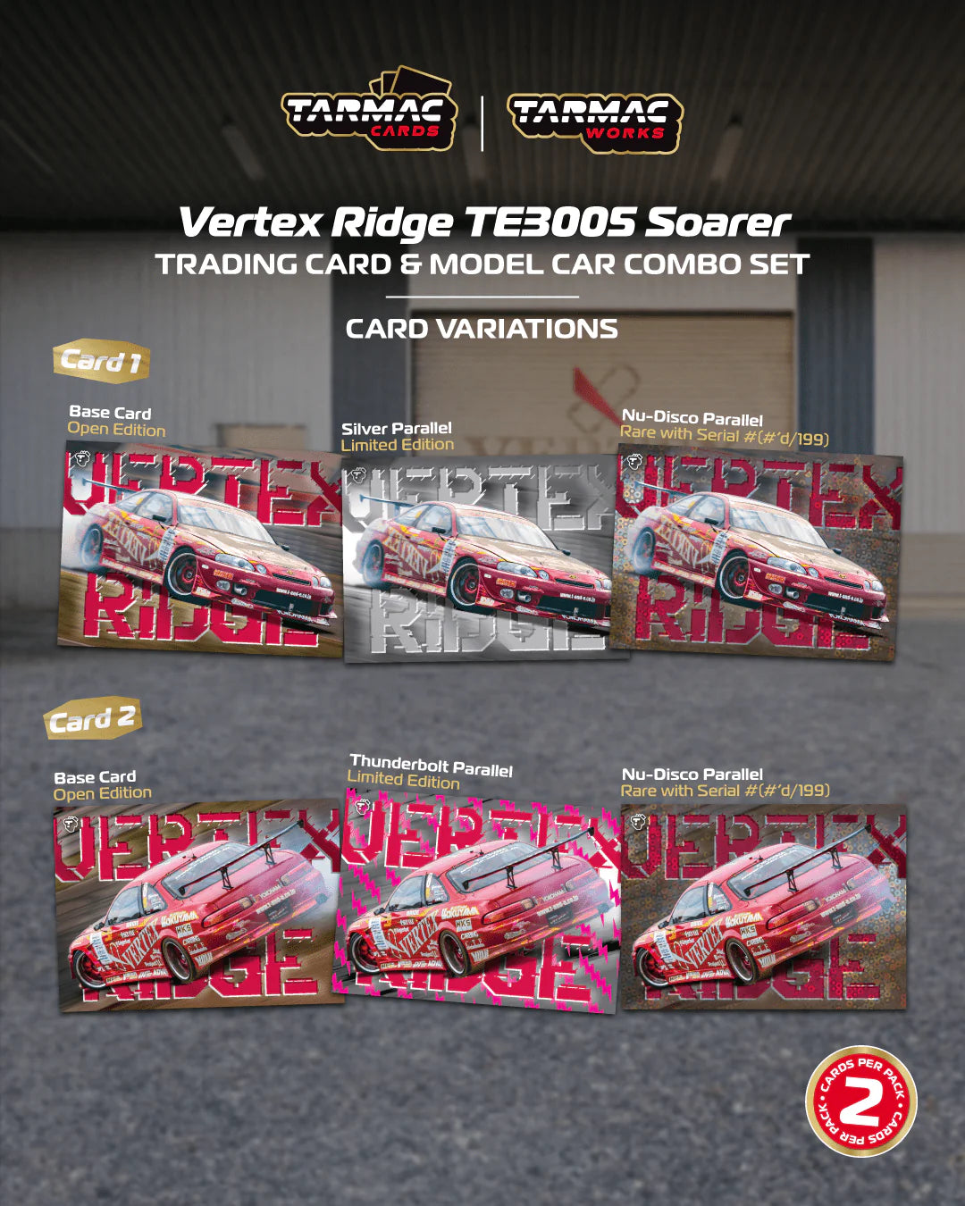 Vertex Ridge TE3005 Soarer Combo Set Tarmac Works Global64 1:64 T64G-080-TE3005
