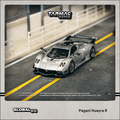 Tarmac Works 1:64, Pagani Huayra R Satin Silver