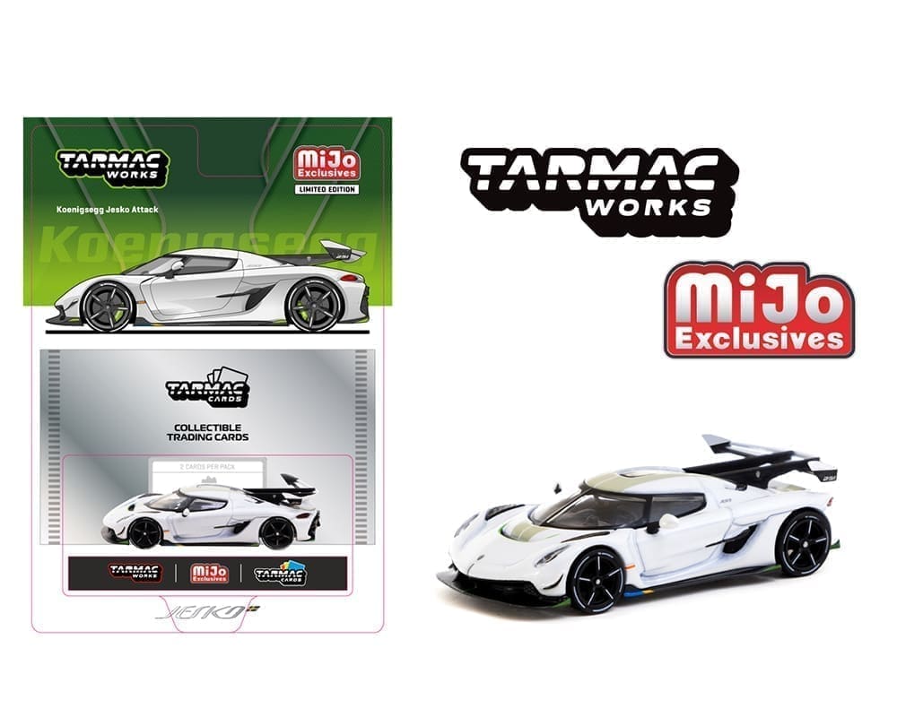 Koenigsegg Jesko Attack with Trading Card