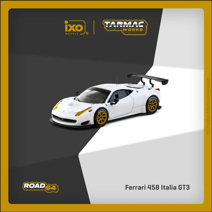 Tarmac Works 1:64, Ferrari 458 Italia GT3 White