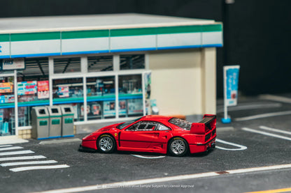 Tarmac Works Road64 1:64 Ferrari F40 GTE – Red – T64R-088-RE