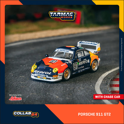 Tarmac Works 1:64, Porsche 911 GT2 24h LE MANS 1995 