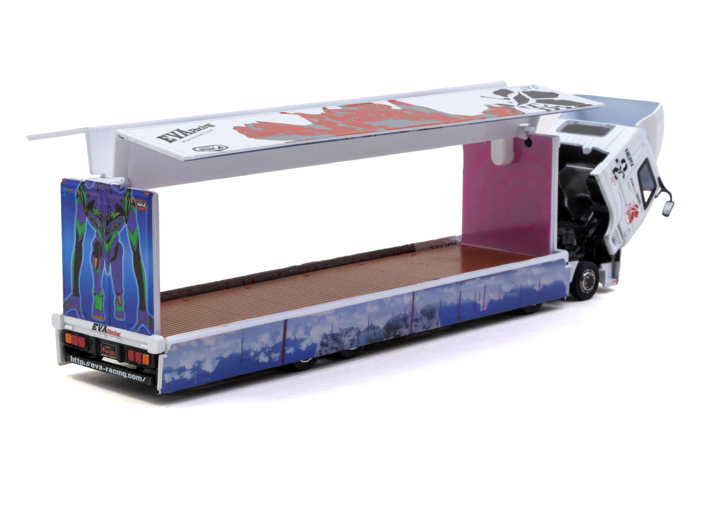 Mitsubishi Fuso Super Great EVA Racing Tarmac Works Truck64 1:64 T64T-TL001-EVA2