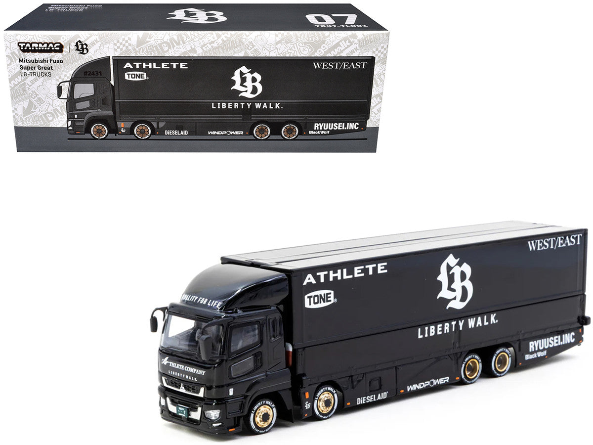 Tarmac Works 1:64-Mitsubishi Fuso Super Great LB-TRUCKS T64T-TL001-LBB