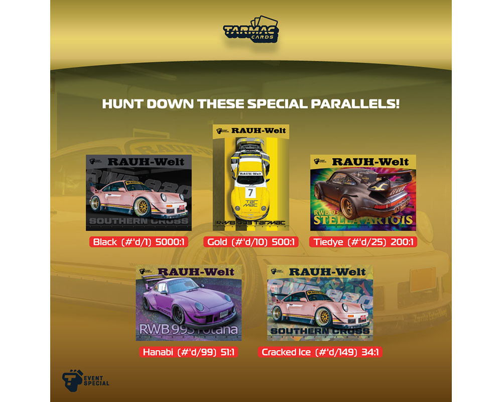 Tarmac Cards RWB Event Special Edition Collectible Trading Cards Vol. 01 (1 box of 10 pack)