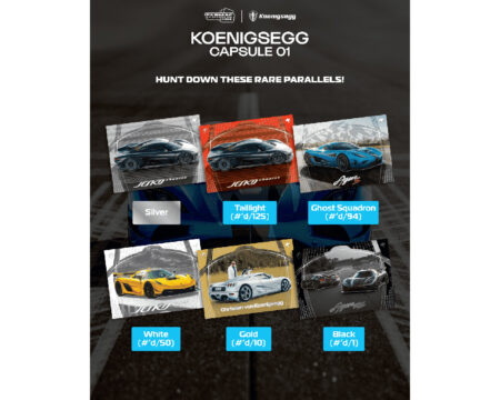 (PRE-ORDER 2026/2027) Tarmac Cards Koenigsegg Capsule 01 Trading Cards – Limited Edition – TCP-KOE-01