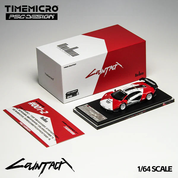 TimeMicro x PSC Design - Lamborghini Countach "Marlboro" - TM647703 see note voir note dernière boîte ouverte open box