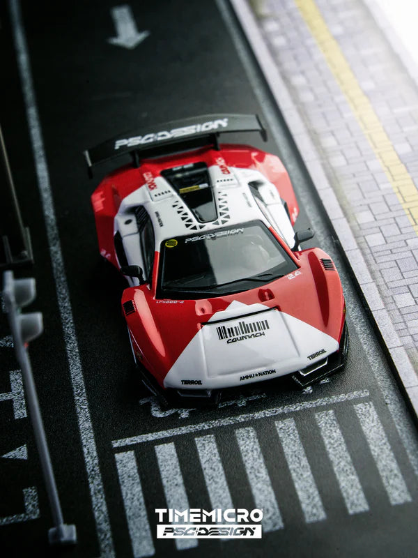 TimeMicro x PSC Design - Lamborghini Countach "Marlboro" - TM647703 see note voir note dernière boîte ouverte open box