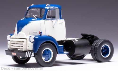 1954 GMC COE Truck - Blue/White-(1:43)