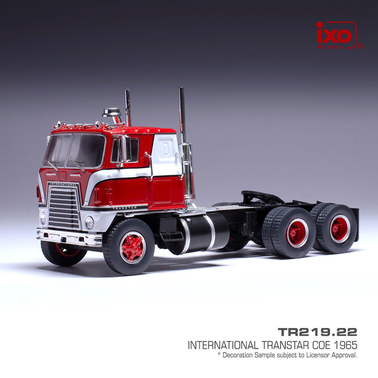 IXO MODEL 1:43- INTERNATIONAL TRANSTAR COE Red
