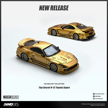(PRE-ORDER 2026) Toyota Supra A80 Top Secret V12 INNO64 1:64 IN64-A80TSV12-01