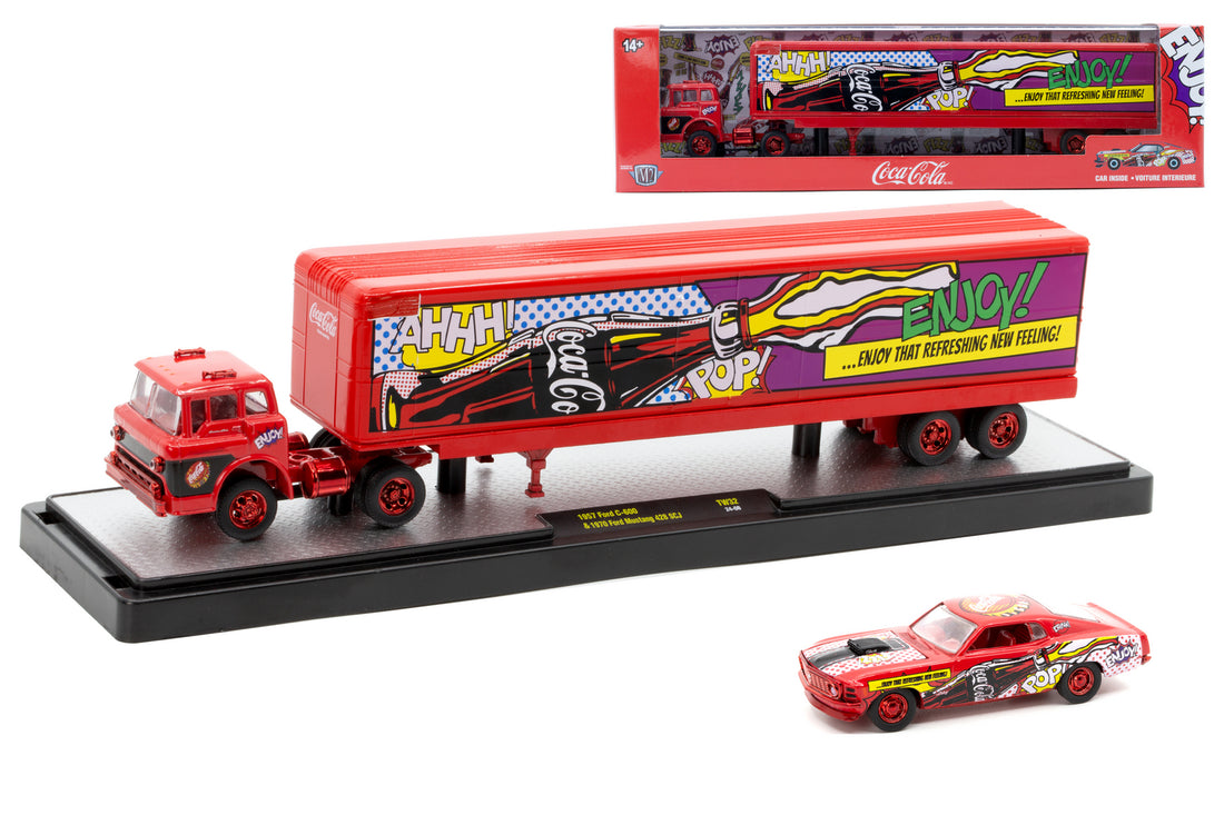 CHASE CARS-1957 Ford C-600 &amp; 1970 Ford Mustang 428 SCJ