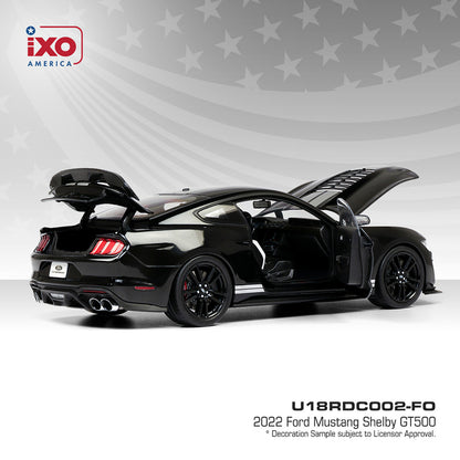 2022 Ford Mustang Shelby GT500 - Shadow Black (1:18)