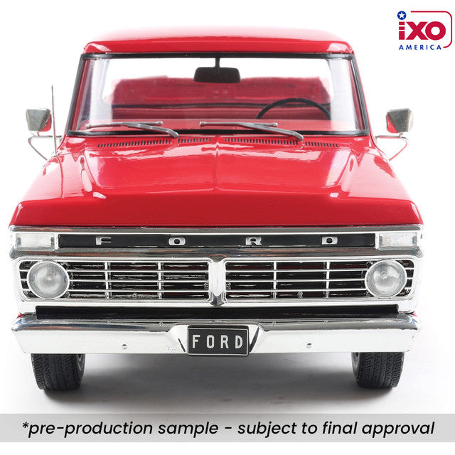 (PRE-0RDER 2025) 1974 Ford F-100 - Candy Apple Red (1:18)