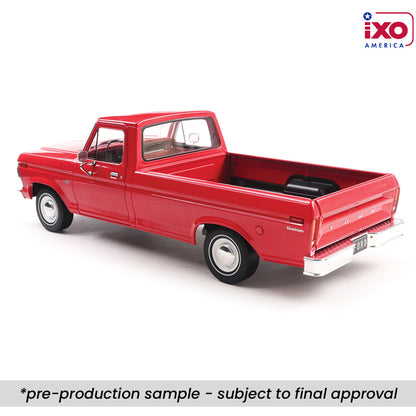 (PRE-0RDER 2025) 1974 Ford F-100 - Candy Apple Red (1:18)
