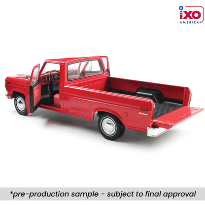 (PRE-0RDER 2025) 1974 Ford F-100 - Candy Apple Red (1:18)