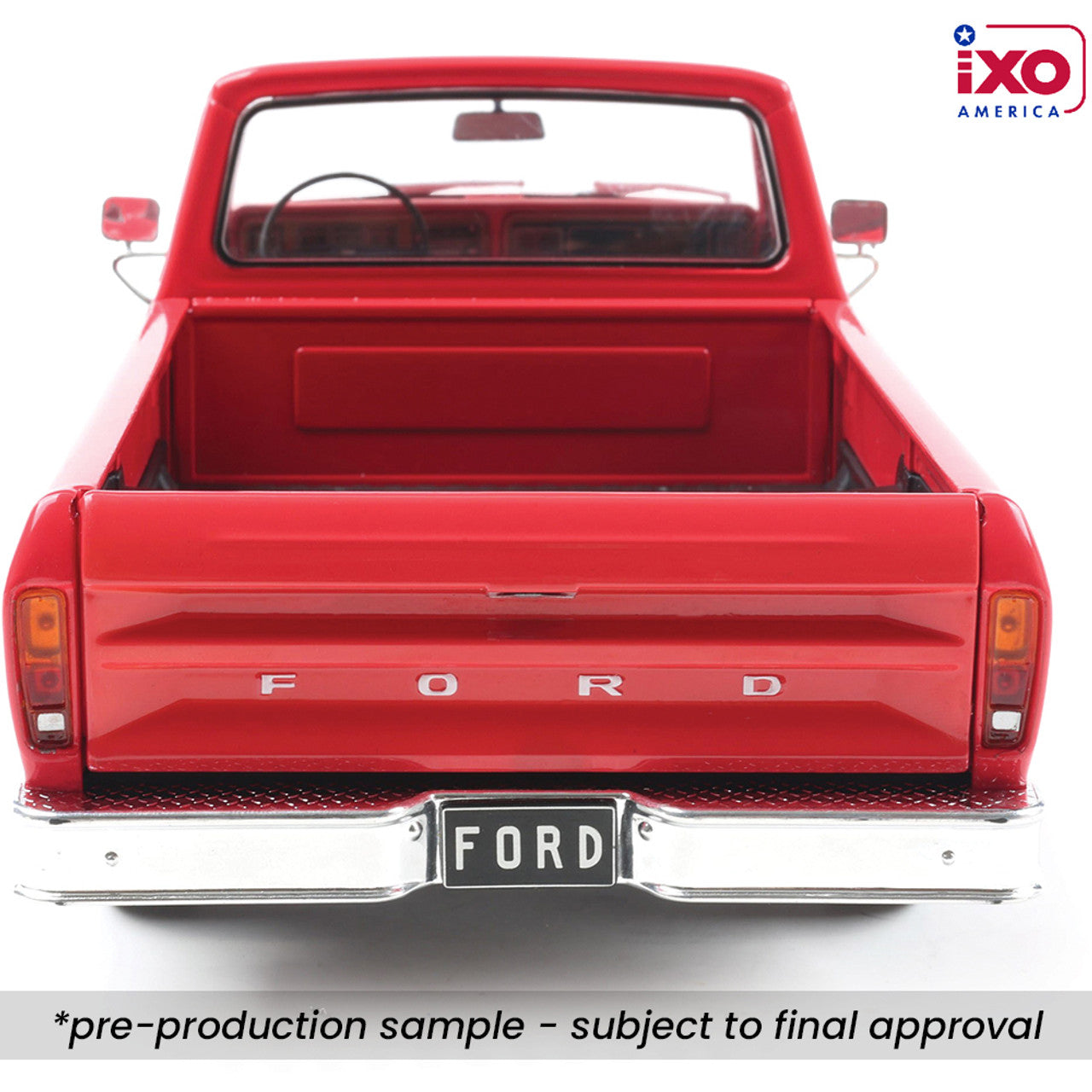 (PRE-0RDER 2025) 1974 Ford F-100 - Candy Apple Red (1:18)