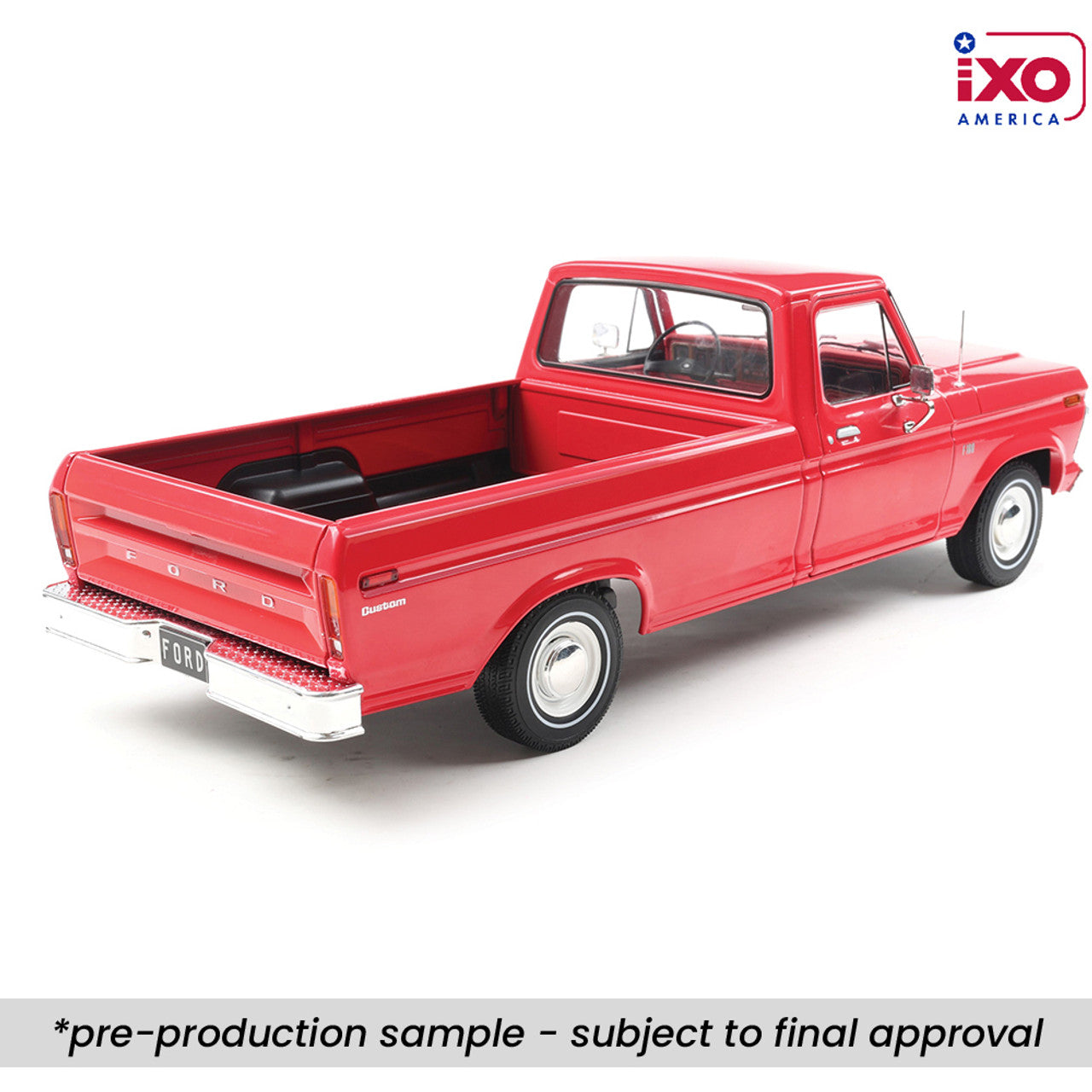 (PRE-0RDER 2025) 1974 Ford F-100 - Candy Apple Red (1:18)