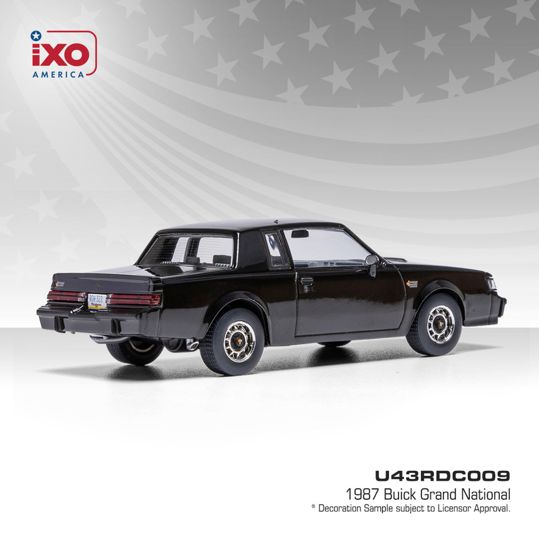 1987 Buick Grand National - Black (1:43)