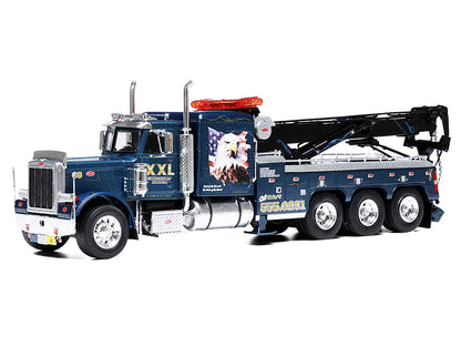1980 Peterbilt 359 Wrecker - Blue w/ Eagle (1:43) U43TTR001
