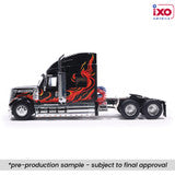 2010 International Lonestar - Black with flames (1:64)