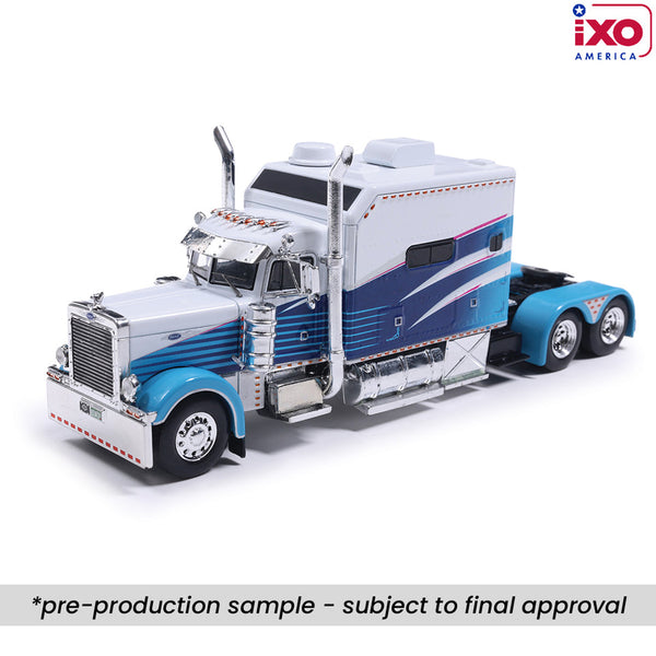 DCP1/64ミニカー Peterbilt379アメリカトラック野郎 PRE-0RDER 2025) Peterbilt 379 - Blue and White (1:64) – Nice Car