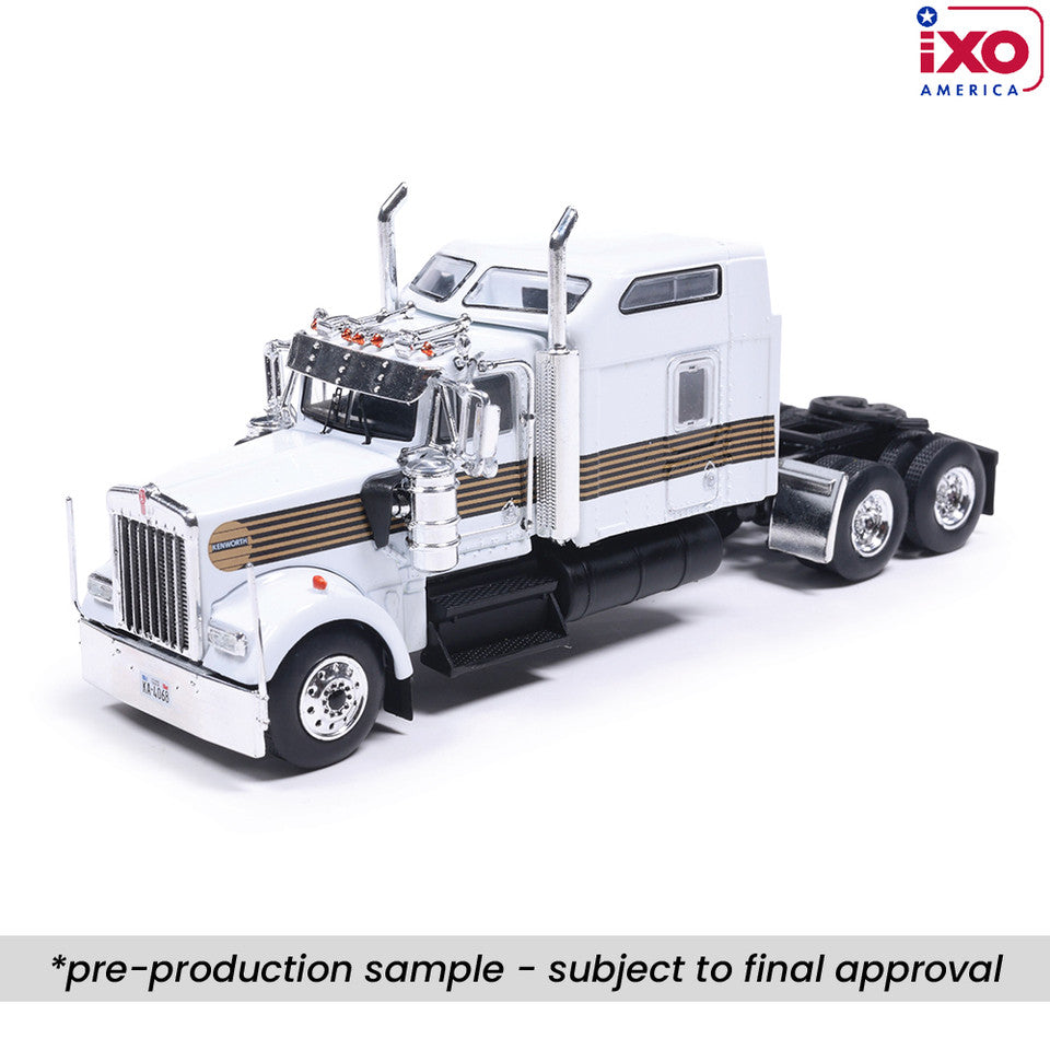Kenworth W900 - White with Comet (1:64)