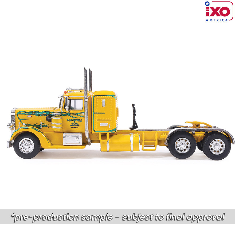 (PRE-0RDER 2026) 1962 Peterbilt 350 - (Yellow/Green Flames)