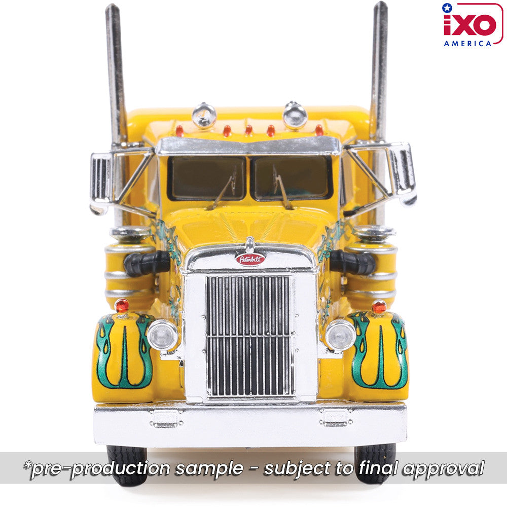 (PRE-0RDER 2026) 1962 Peterbilt 350 - (Yellow/Green Flames)