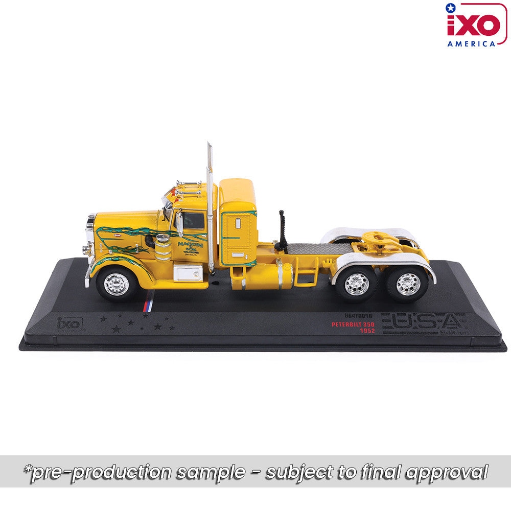 (PRE-0RDER 2026) 1962 Peterbilt 350 - (Yellow/Green Flames)