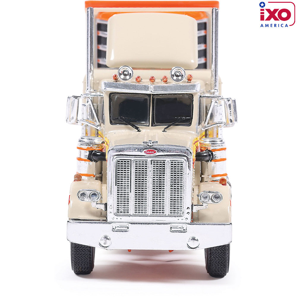 (PRE-0RDER 2026) 1973 Peterbilt 359 w/Trailer - (Orange/Cream)