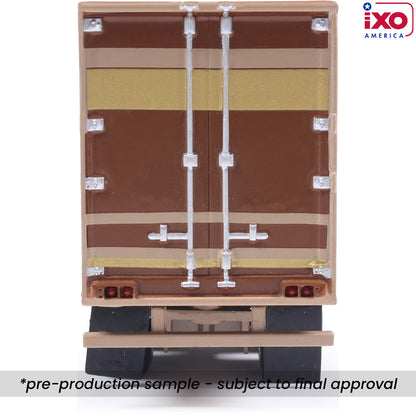 (PRE-0RDER 2026) 1976 Kenworth K100 Aerodyne w/Trailer - (Brown/Beige)