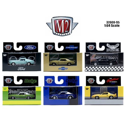 M2 Machines 1:64 Ensemble-Set Detroit-Muscle Release 95 Assortment (32600-95)