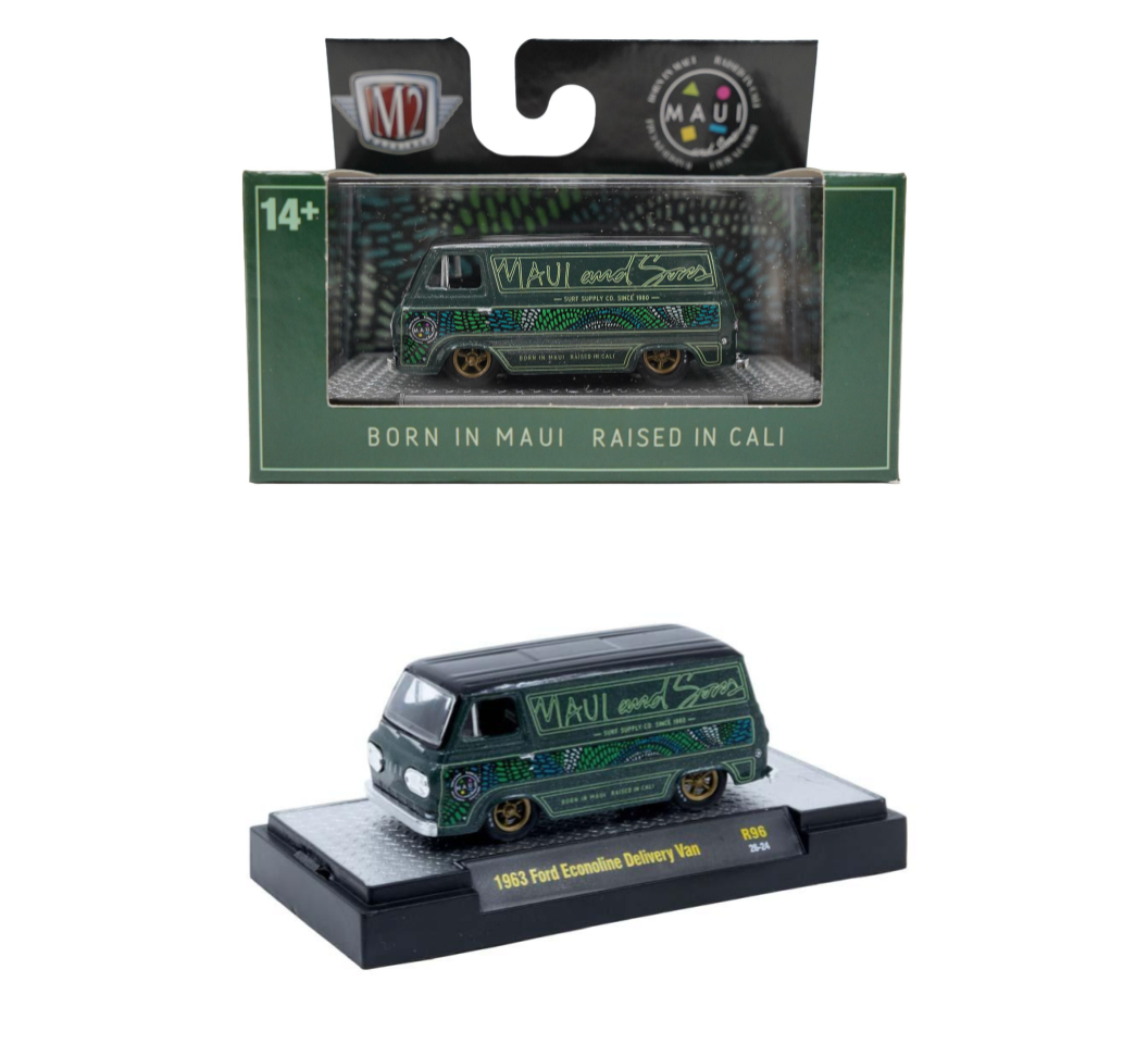 M2 Machines 1:64 Ford Econoline Delivery Van 1963 – Detroit-Muscle Release 96 – 32600-96-A