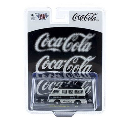 1965 Dodge A100 Camper Van – M2 Machines 1:64 Coca-Cola Release A64 – 52500-A64-B