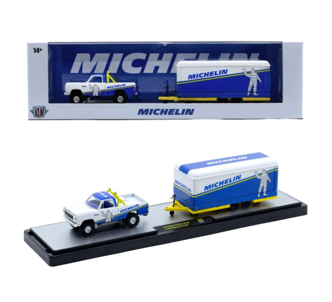 M2 Machines 1:64 1979 Dodge 150 Power Wagon &amp; 1969 Dodge Dart Swinger – Auto-Haulers Release 98 36000-98-B
