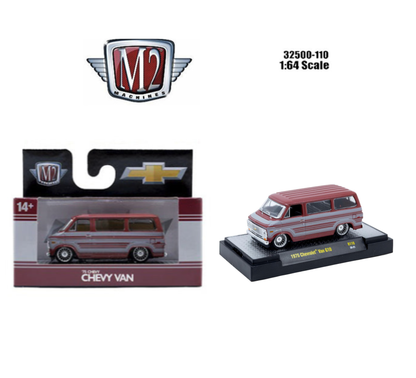 1975 Chevrolet Van G10 – M2 Machines 1:64 Auto-Thentics Release 110 – 32500-110-E