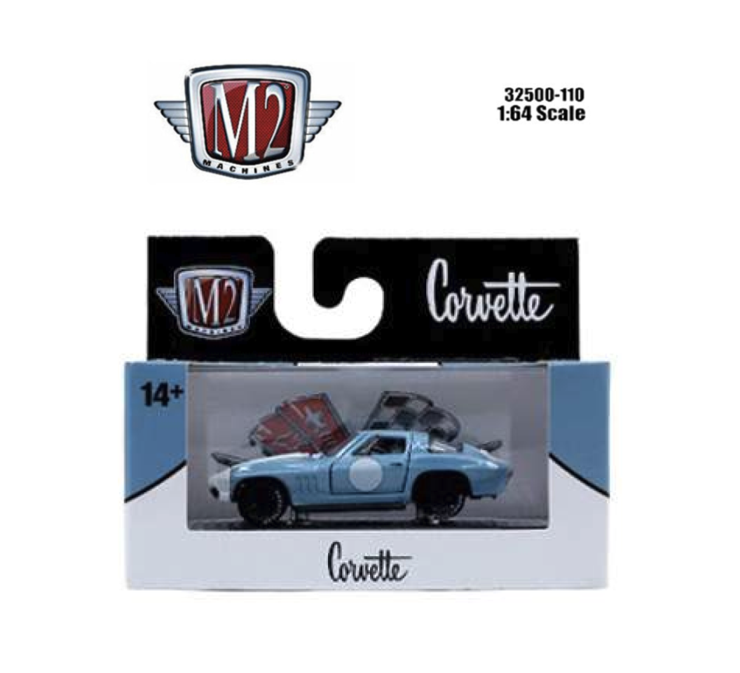 1966 Chevrolet Corvette 427 – M2 Machines 1:64 Auto-Thentics Release 110 – 32500-110-A