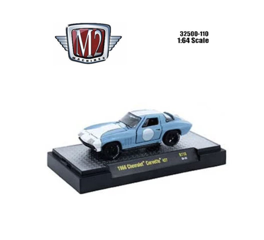 1966 Chevrolet Corvette 427 – M2 Machines 1:64 Auto-Thentics Release 110 – 32500-110-A