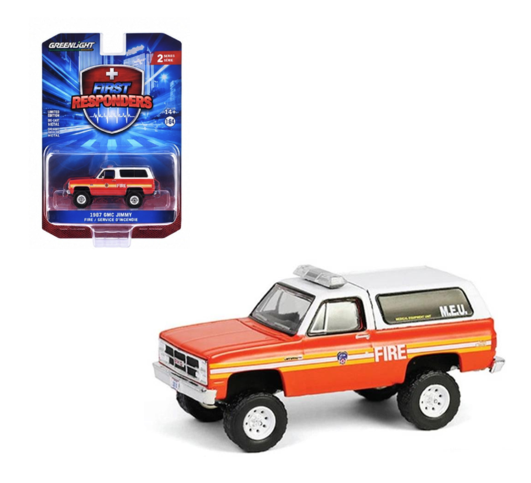 GreenLight 1:64 First Responders Série 2 – FDNY M.E.U. – GMC Jimmy 1987 – GL67060-A