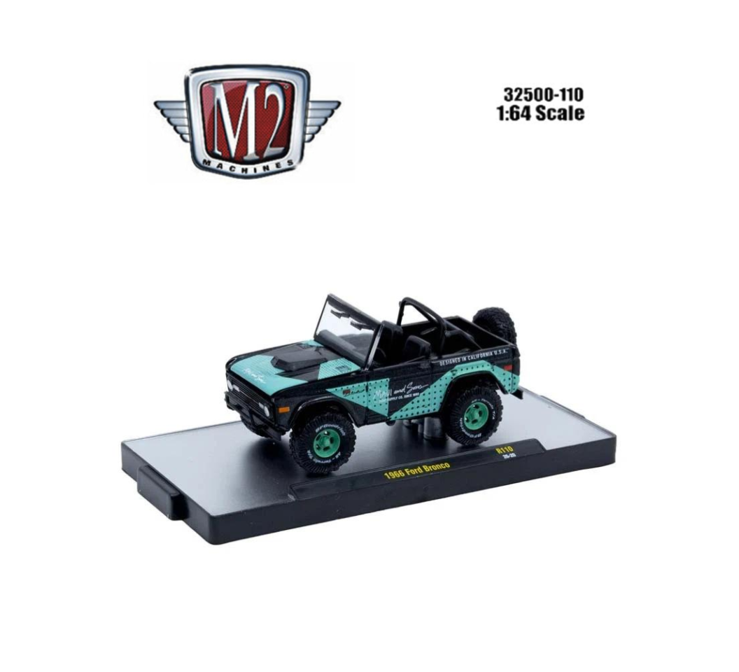 1966 Ford Bronco – M2 Machines 1:64 Auto-Thentics Release 110 – 32500-110-B
