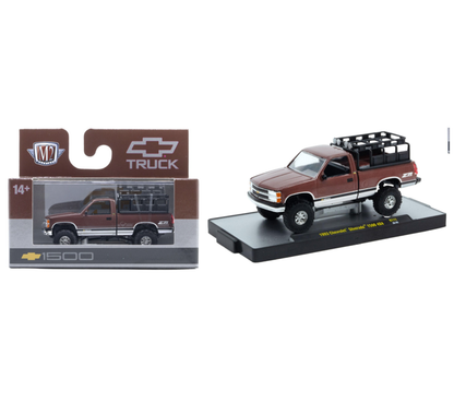 M2 Machines 1:64 1993 Chevrolet Silverado 1500 4X4 – Auto-Thentics Release 111 – 32500-111-C