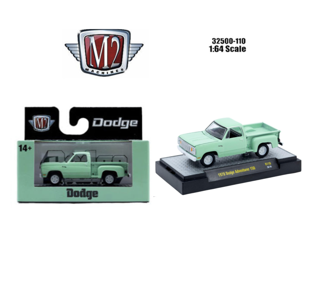 1978 Dodge Adventurer 150 – M2 Machines 1:64 Auto-Thentics Release 110 – 32500-110-F